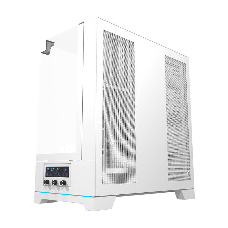Darkflash DY450 computerhylster uden vifter (hvid)