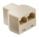 MODULAR 1 HUN - 2 HUN 6P4C HVID