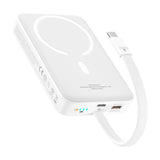 Baseus Mini 10000mAh 30W Magnetisk Powerbank (hvid) Bayern Edition