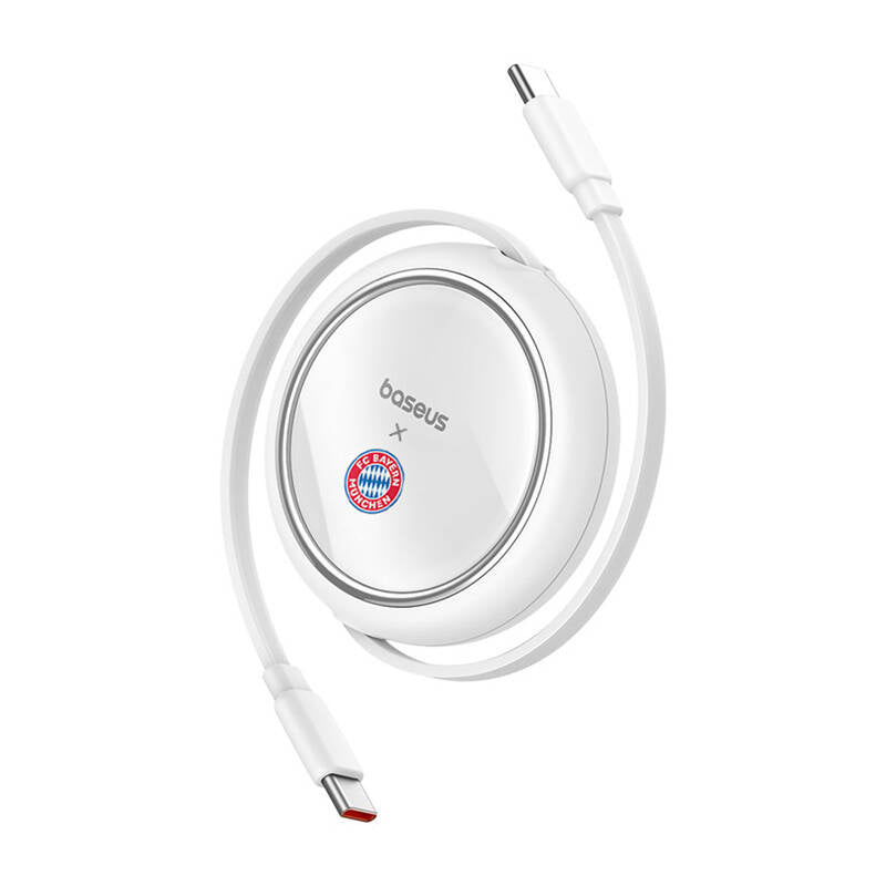 Baseus USB-C til USB-C 100W opladningskabel (hvid) Bayern Edition