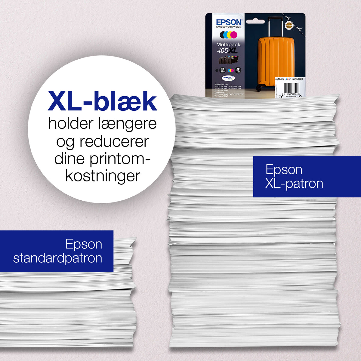 Epson Singlepack Yellow 405 DURABrite Ultra Ink