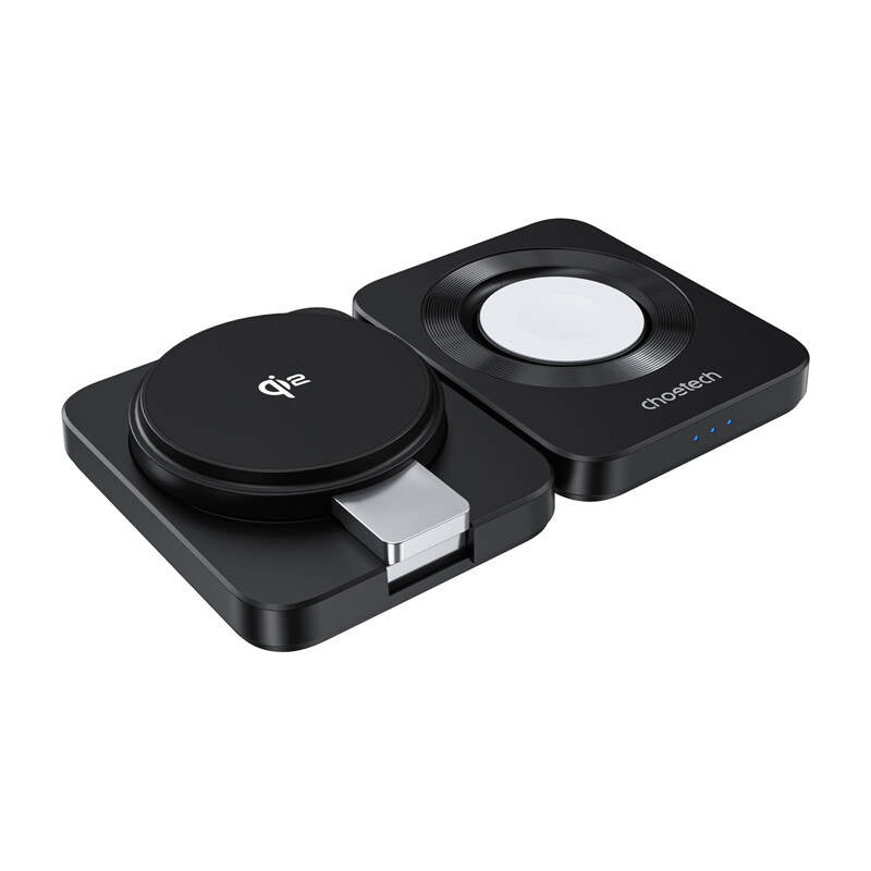 Foldbar 3-i-1-magnetisk oplader Choetech Qi2