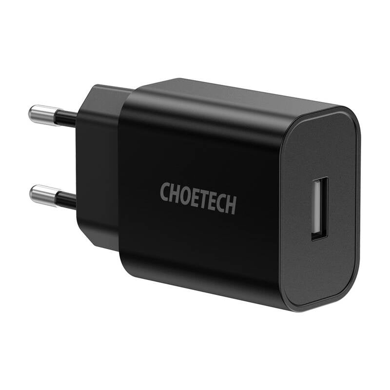 Choetech Q5002 12W USB-A strømoplader (sort)
