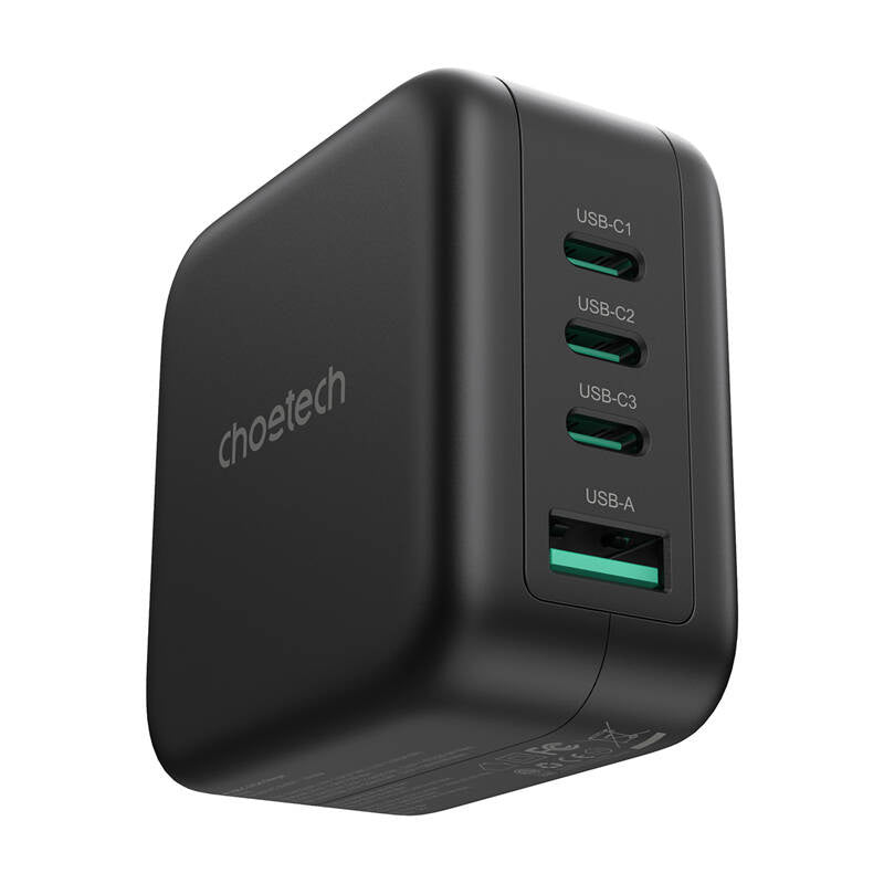 Choetech PD6055 70W GaN-netoplader med US, EU, UK, AU-adaptere