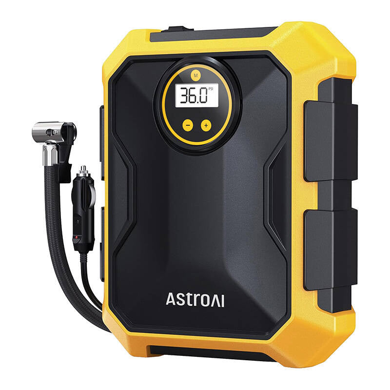 AstroAI CZK-3674 12V DC 100PSI luftkompressor (gul)