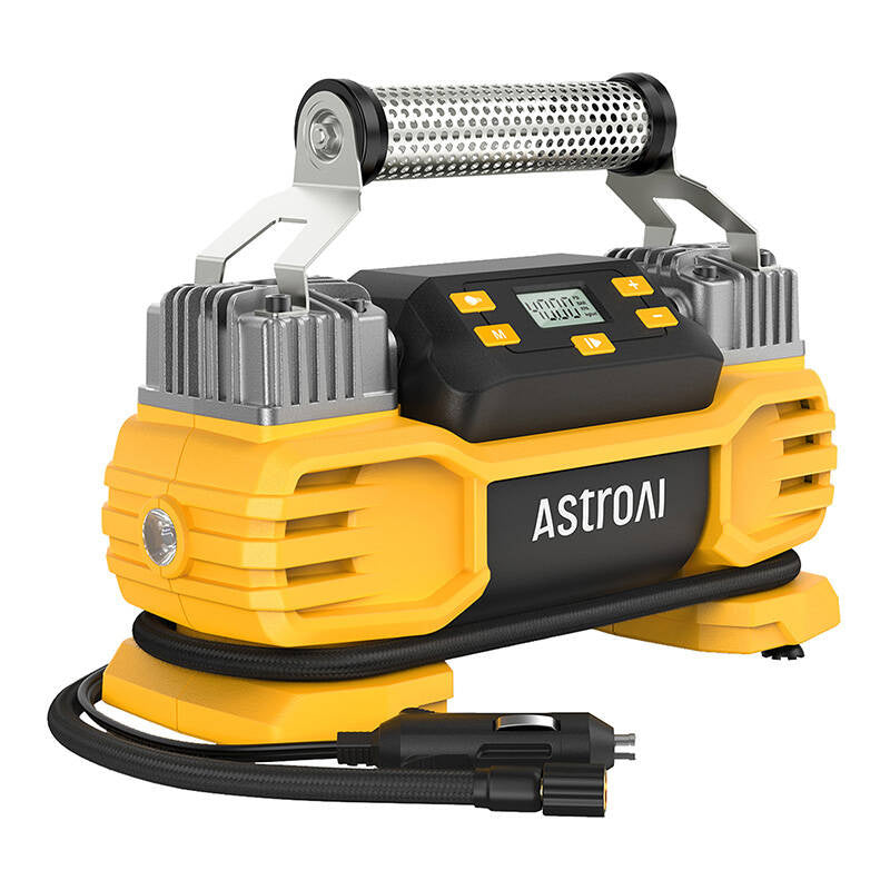 Dua AstroAI AIRUN T2 160 PSI kompressor til tunge dæk
