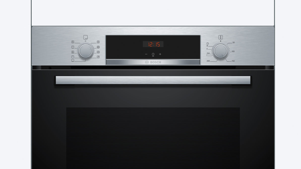 Bosch Serie 4 HBA534BS3 ovn 71 L 3400 W Sort, Rustfrit stål