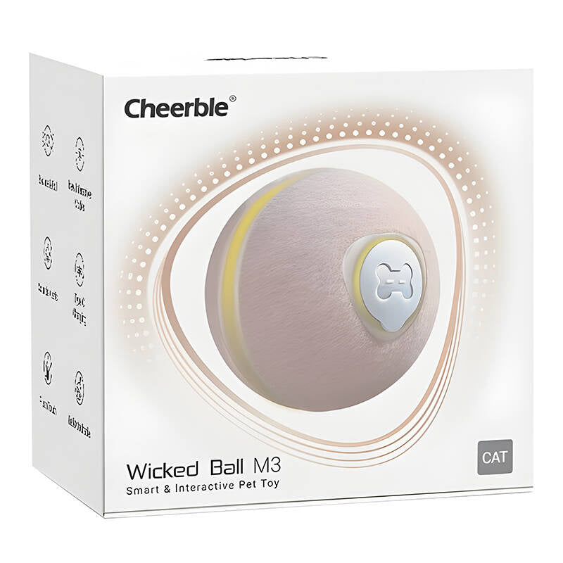 Interaktiv Animal Cheerble Wicked Ball M3 (beige)