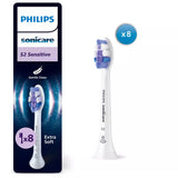 Philips Sensitive HX6058/87 Pakke med 8 børstehoveder