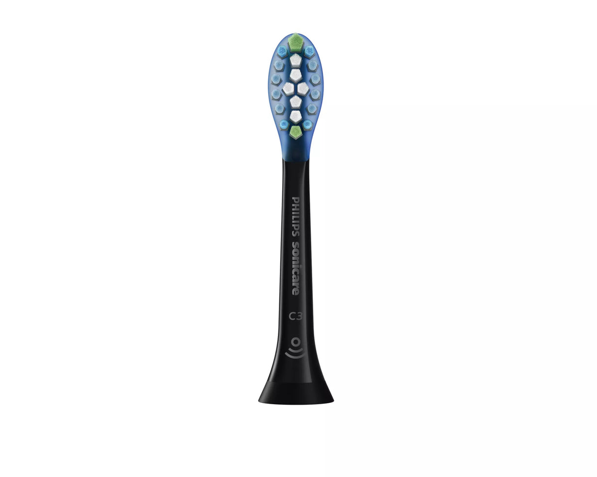 Philips C3 Premium Plaque Defence HX9044/33 4x Soniske tandbørstehoveder - Sort