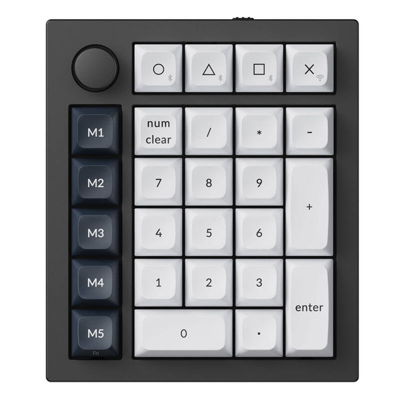 Keychron Q0 Max RGB trådløst numerisk tastatur, rød switch (sort) [Q0M-M1].