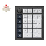 Keychron Q0 Max RGB trådløst numerisk tastatur, rød switch (sort) [Q0M-M1].