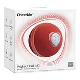 Cheerble Wicked Ball / Pet Toy M3 (rød).