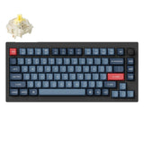 Keychron V1 Max RGB Banana Switch Trådløst mekanisk tastatur (sort) [V1M-D4].