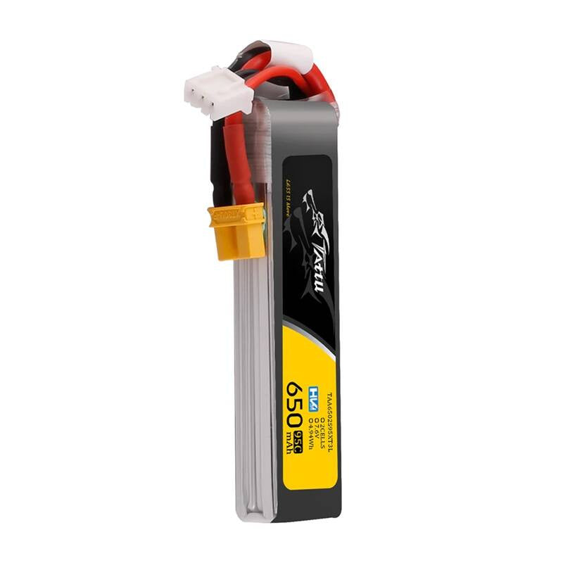 Akkumulator Lipo Tattu 2s 650mAh 95C 7.6V HV z XT30 Long-Pack