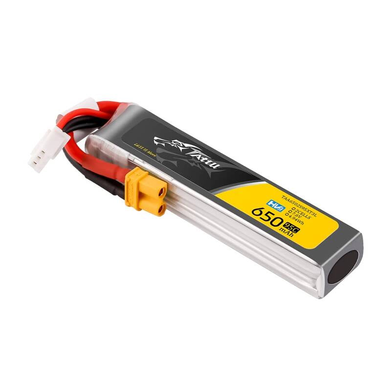 Akkumulator Lipo Tattu 2s 650mAh 95C 7.6V HV z XT30 Long-Pack