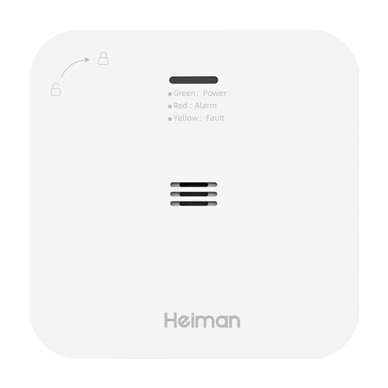 Trådløs alarm CO Heiman HM-720ES-W Interlinked