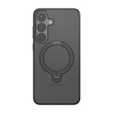 Torras Ostand Spin Series telefonfoder til Samsung S25 (sort)