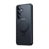Torras Ostand Spin Series Phone Case til Samsung S25+ (sort)