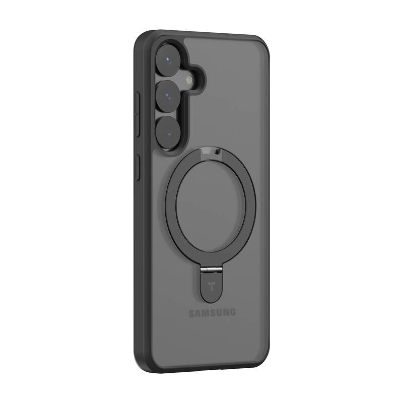 Torras Ostand Series telefonfoder til Samsung S25 (sort)