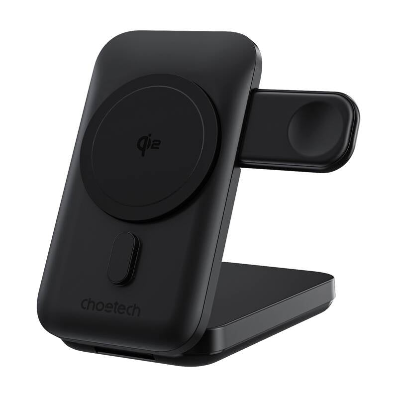 3in1 Mag Charger Holder Choetech B750 10000mAh Qi2 (Sort)
