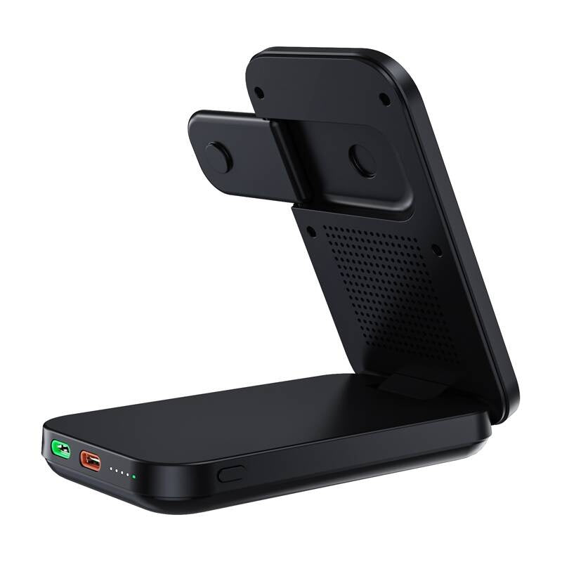 3in1 Mag Charger Holder Choetech B750 10000mAh Qi2 (Sort)