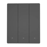 Smart WiFi vægswitch SONOFF M5-3C-80 (3-kanal, til ramme, grafit)