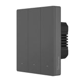 Smart WiFi vægswitch SONOFF M5-3C-80 (3-kanal, til ramme, grafit)