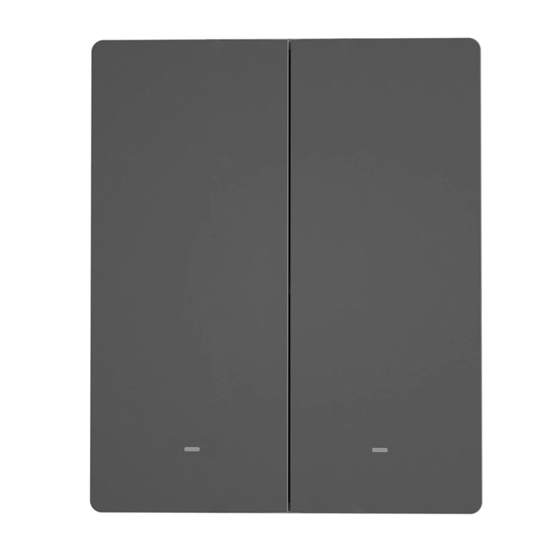 Smart Matter over WiFi væg switch SONOFF M5-2C-80 (2-kanal, for ramme, grafit)