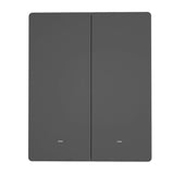 Smart Matter over WiFi væg switch SONOFF M5-2C-80 (2-kanal, for ramme, grafit)