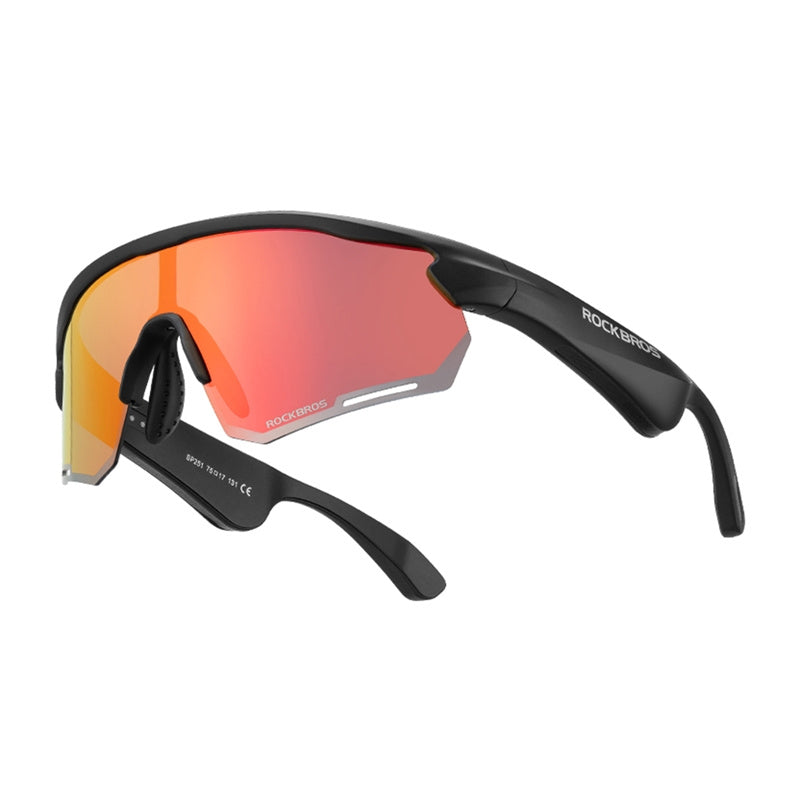 Rockbros SP251 Polariserede Bluetooth-solbriller (spejlformede)