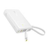 Powerbank Baseus PicoGo Digital Display 10000mAh 45W (biały)