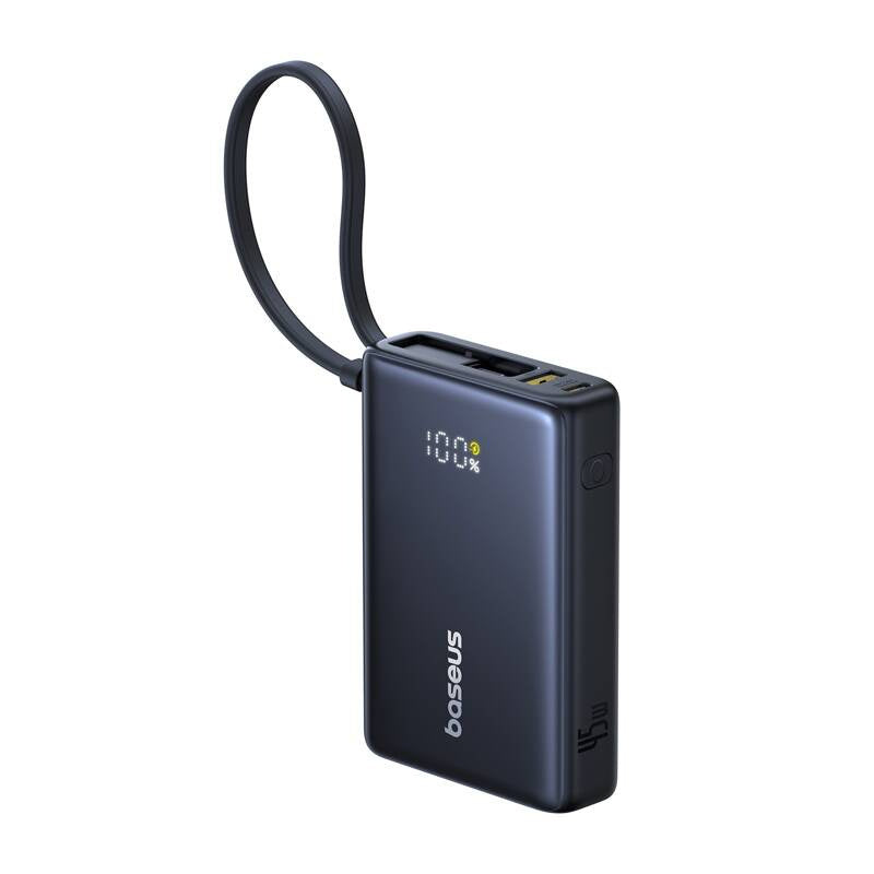 Powerbank Baseus PicoGo Digital Display 10000mAh 45W (hvid)