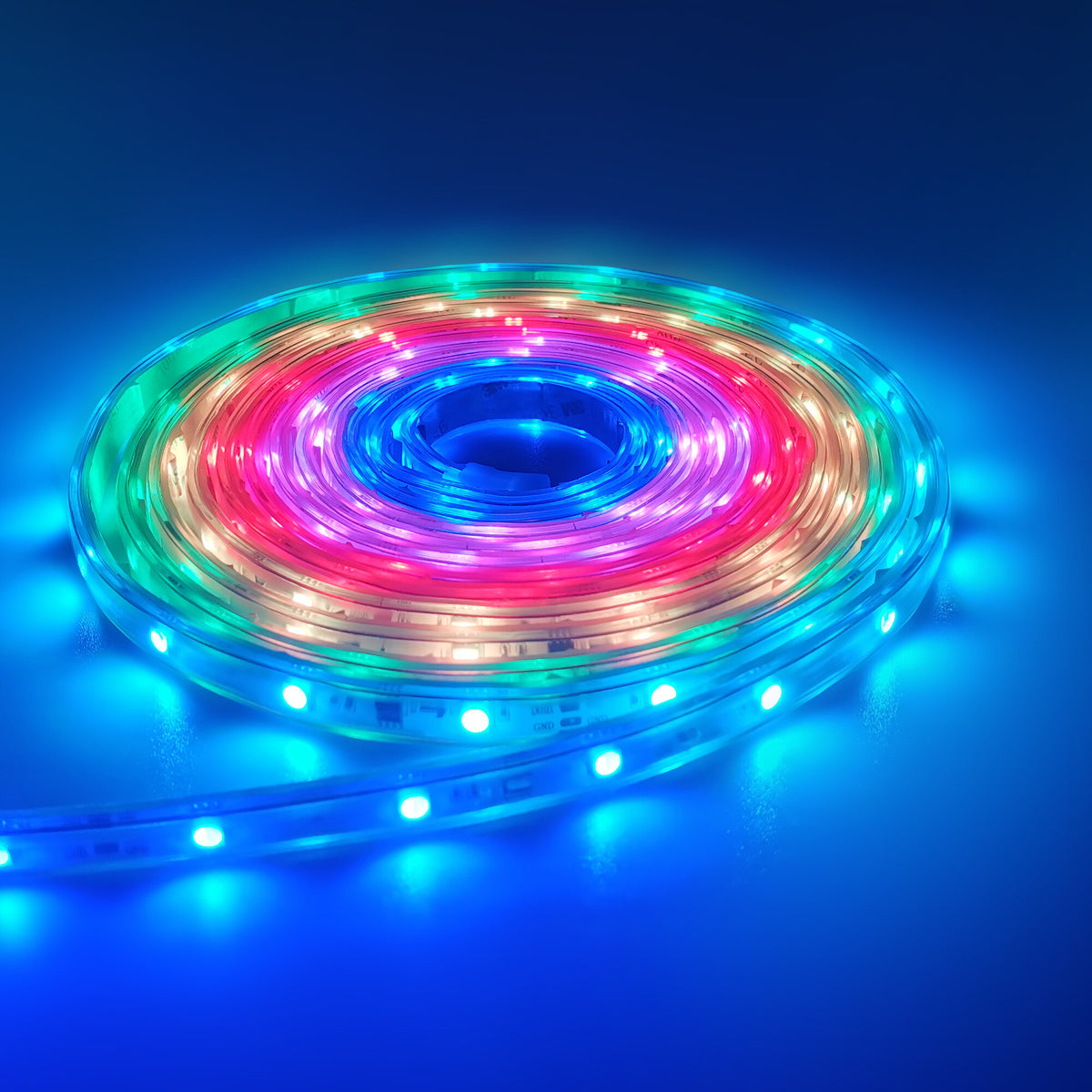 Deltaco Udendørs smart LED-stribe, RGB, 10 m (2 x 5 m)