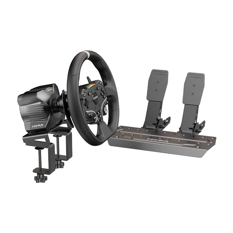 Spil sæt - R3 base + ES rattet + SRP-Lite pedaler + Moza Racing R3 RS053 klemmer (X-BOX, PC)