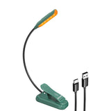 Trådløs lampe Glocusent mini GLCSNTBL102G clip-on boglys, USB-C Grøn