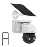 Udendørs IP-kamera med solpanel ZOSI C2914 WiFi 4MP IP66