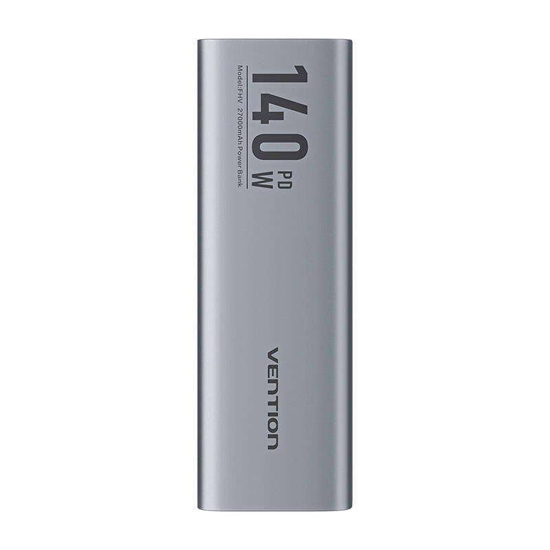 Powerbank Vention LED-skærm 27000mAh 140W FHVH0 (grå)