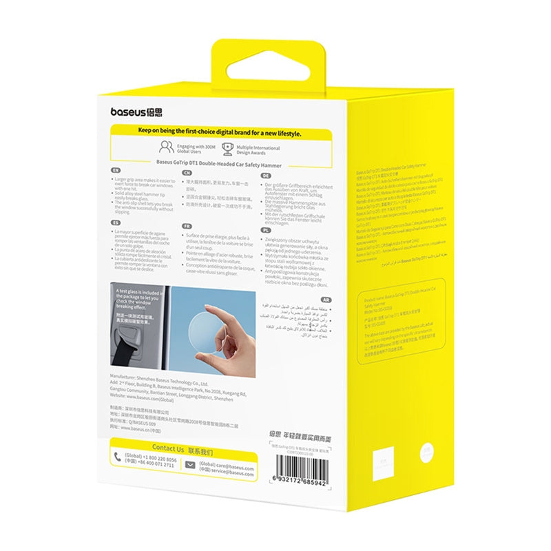 Baseus GoTrip DT1 Car Safety Hammer sort