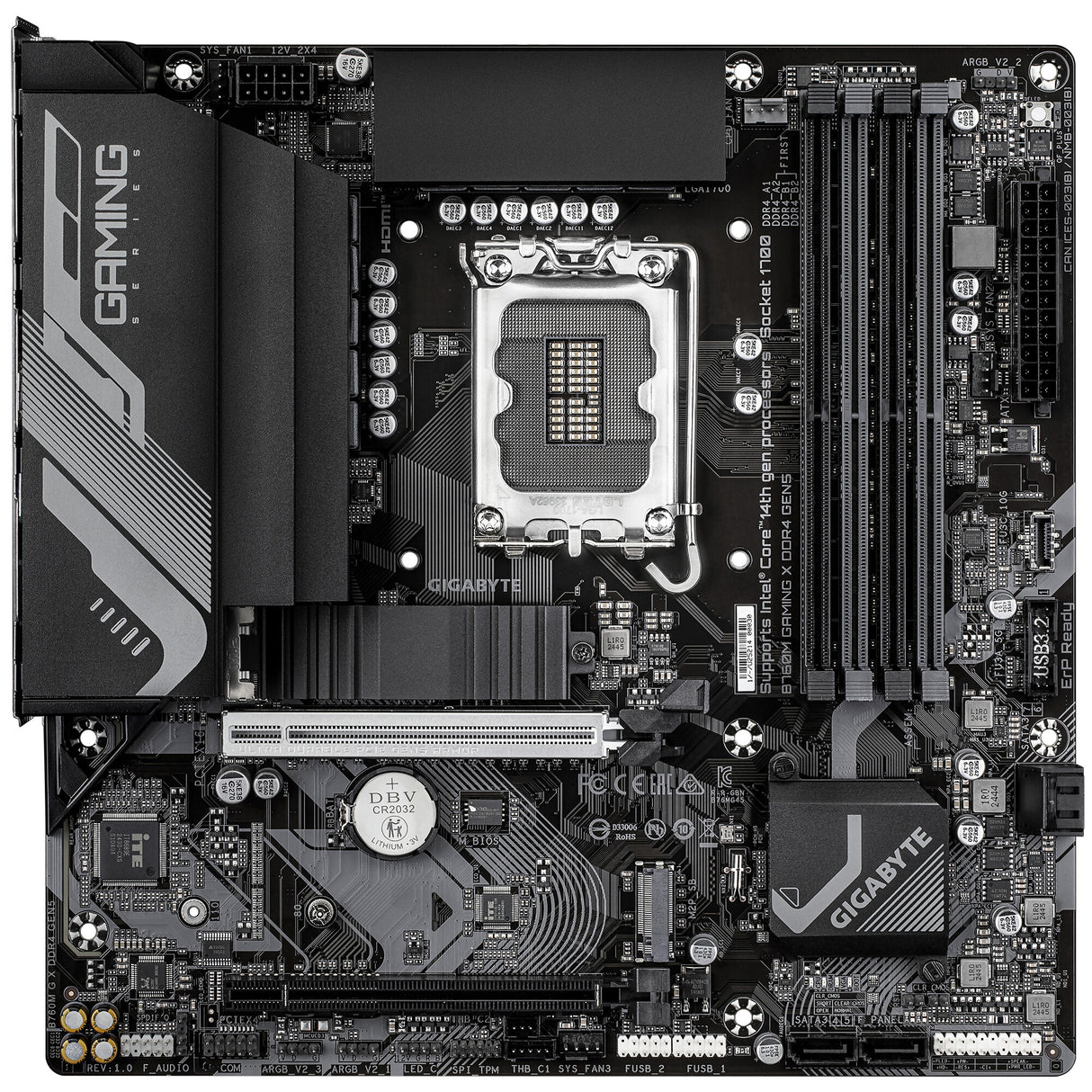 GIGABYTE B760M GAMING X DDR4 GEN5 Intel B760 LGA 1700 micro ATX