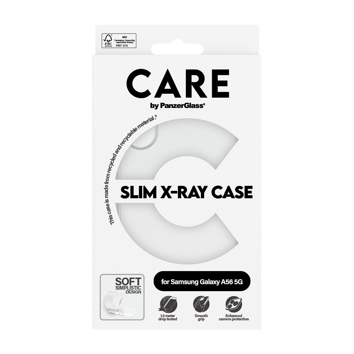 CARE by PanzerGlass Fashionable Case Transparent X-Ray Soft Basic Samsung Galaxy A56 5G