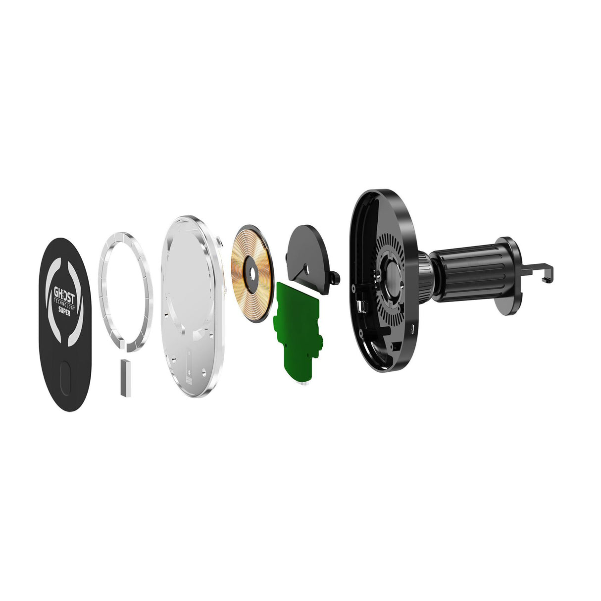 CELLY GHOST MAG CHARGE 15W BLACK