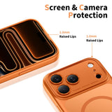 Tech Protect Magpeak Magsafe Cc Iphone 17 Pro Max Matte Cosmic Orange