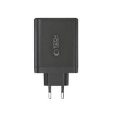 Tech Protect Nc140 W Gan 4 Port Netværksopladder Pd 140 W / Qc3.0 Sort