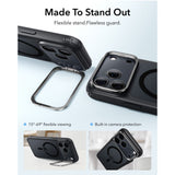 Esr Classic Hybrid Støttebeskyttelse Magsafe Iphone 17 Pro / 18 Pro Frosted Sort