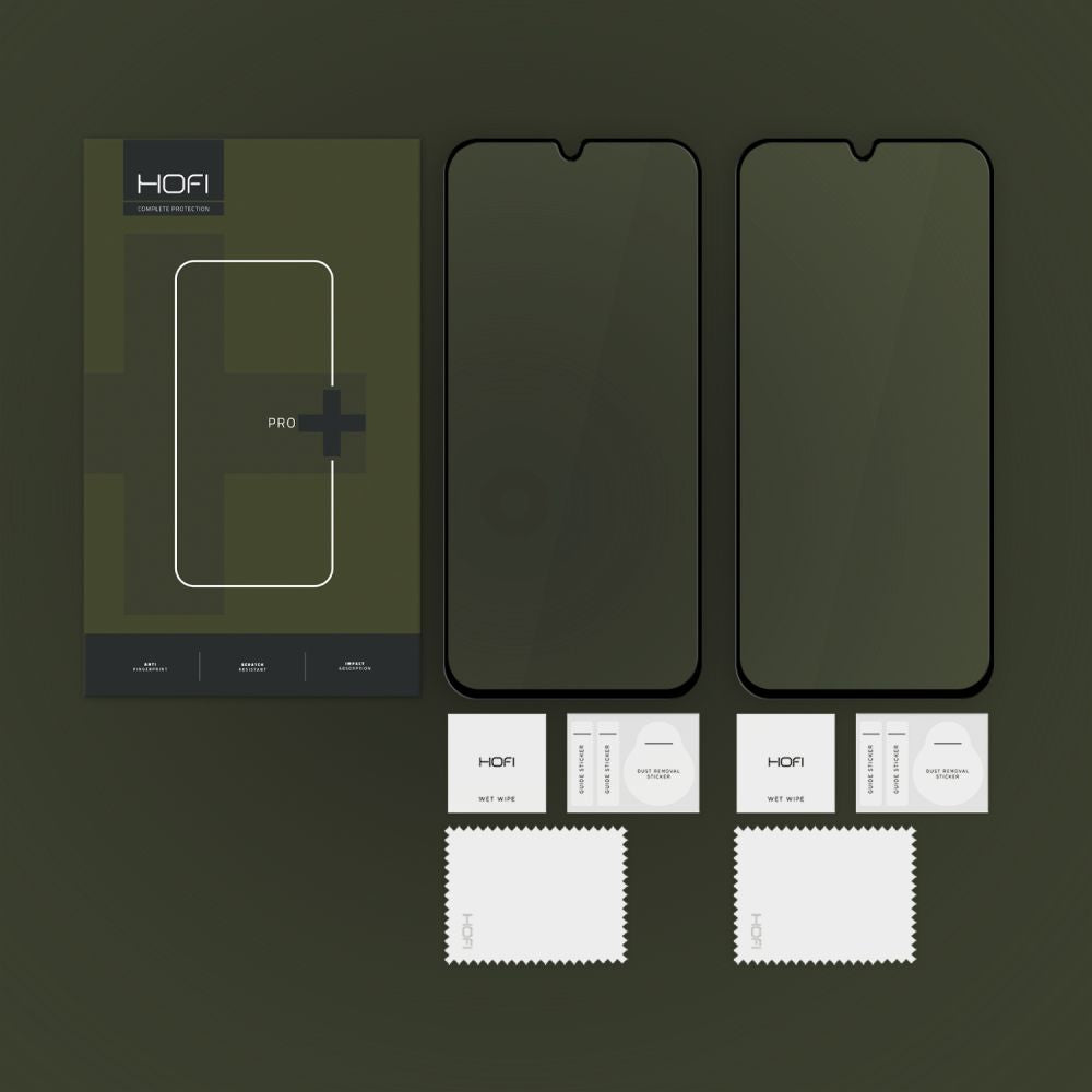 Hærdet Glas Hofi Glass Pro+ 2 Pack Galaxy A16 4 G / 5 G / A26 5 G / A17 4 G / 5 G / A27 5 G Sort