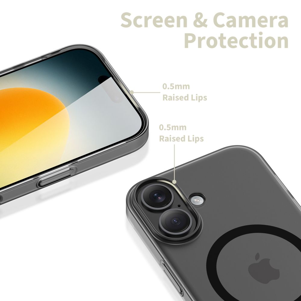 Tech Protect Magslim Magsafe Iphone 17 Mat/Sort