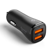 Spigen Essential Ev302 2 Ports Biloplader 30 W Sort