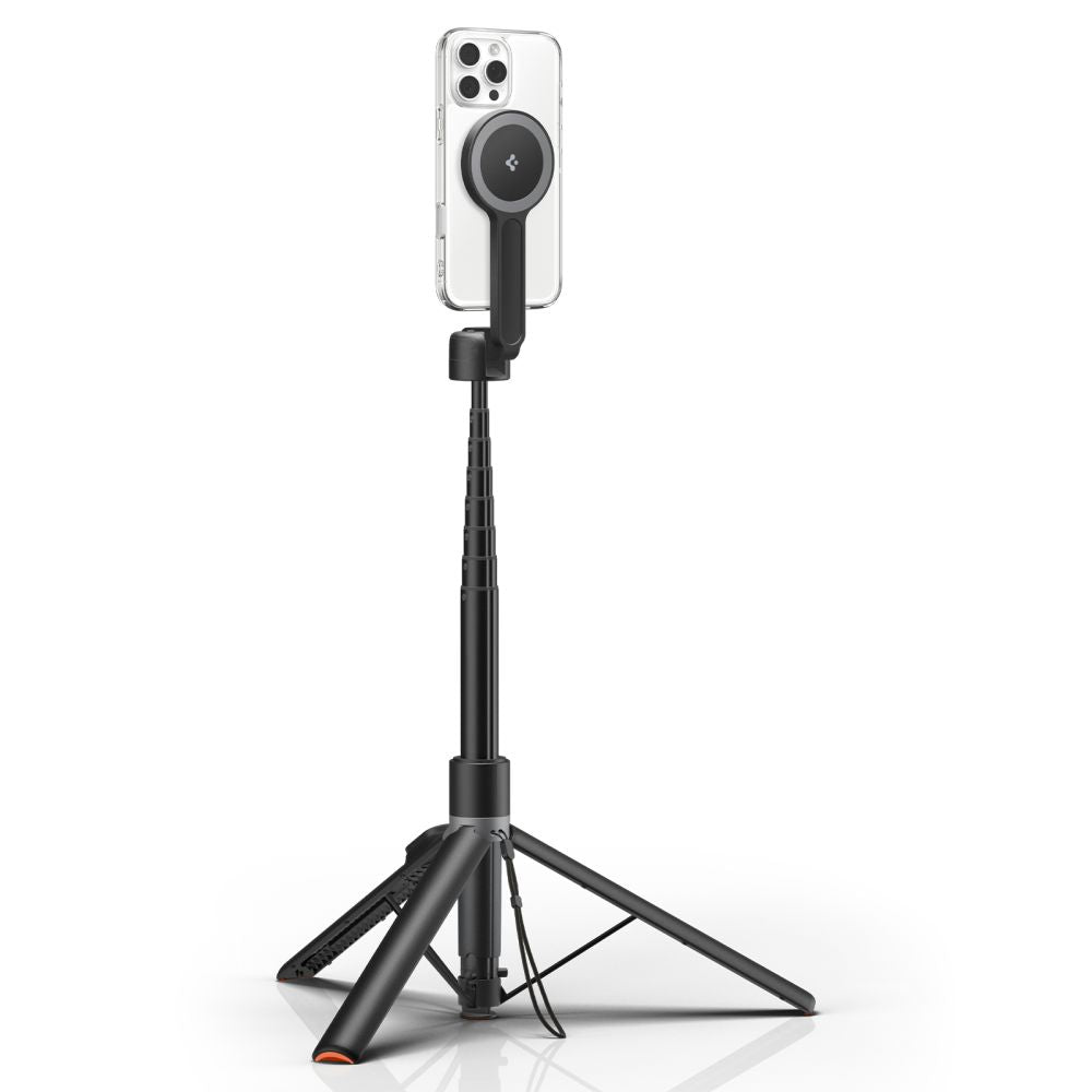 Spigen S581 W Magsafe Bluetooth Selfie Stick Stativ Sort