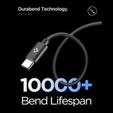 Spigen Ee451 Eu Gan Essential 1 Port Netværksopladder 45 W + Usb C Kabel Sort